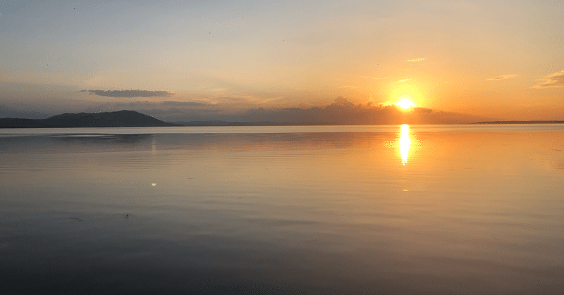 サロマ湖の夕日 北海道帰省旅行 Chiemi Note サロマ湖の夕日 北海道帰省旅行 Chiemi Note