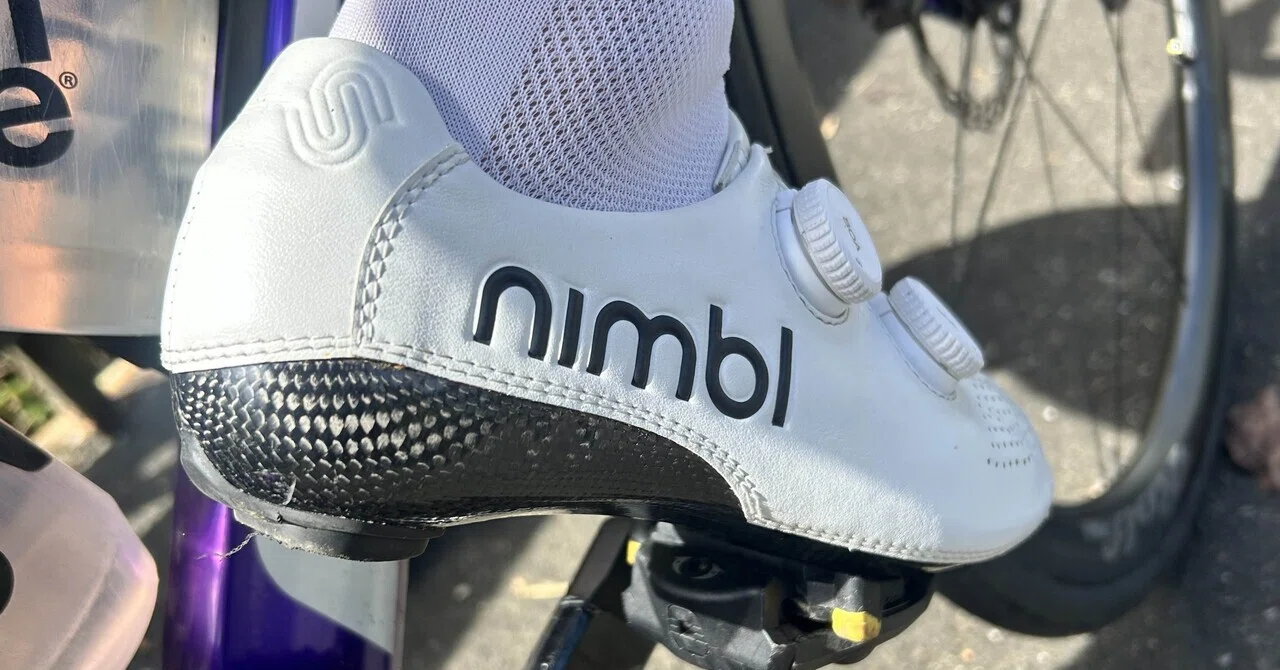 nimbl ビンディングシューズ ホワイト 10万円のビンディングシューズnimblインプレッション｜ブレア