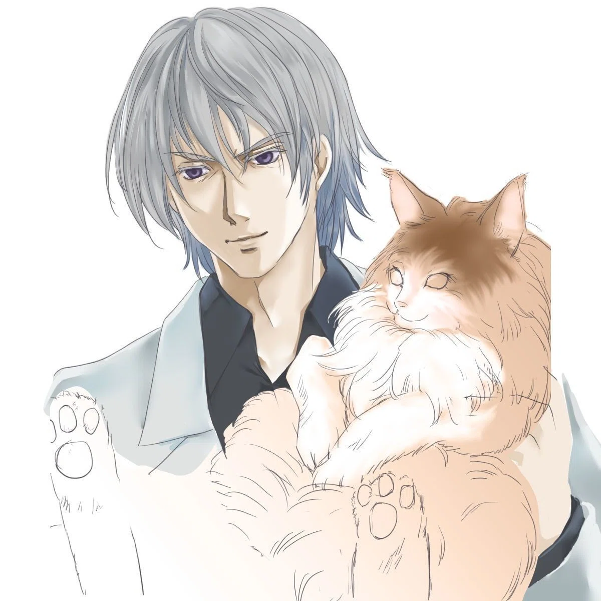 ファンアート）鬼頭先生＆美猫ツナ様｜天柳李海