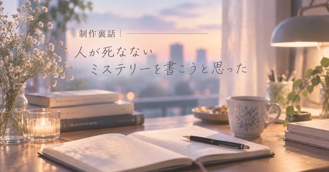 Behind the Scenes: Why I Decided to Write a Mystery Without Deaths｜花邑 ましろ