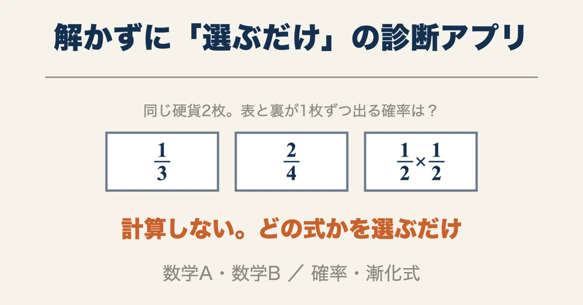 Can you decide which formula to use for that problem? A diagnostic app ...