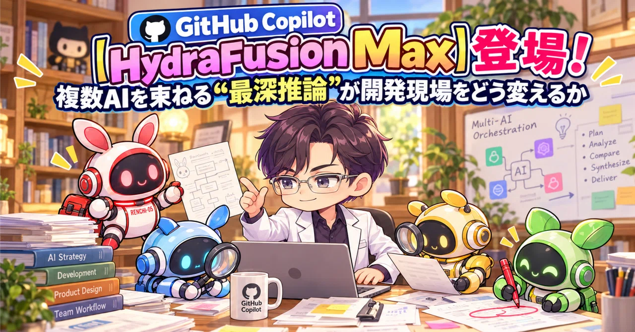 GitHub Copilot 'HydraFusion Max' Arrives! How 'Deep Reasoning' That ...