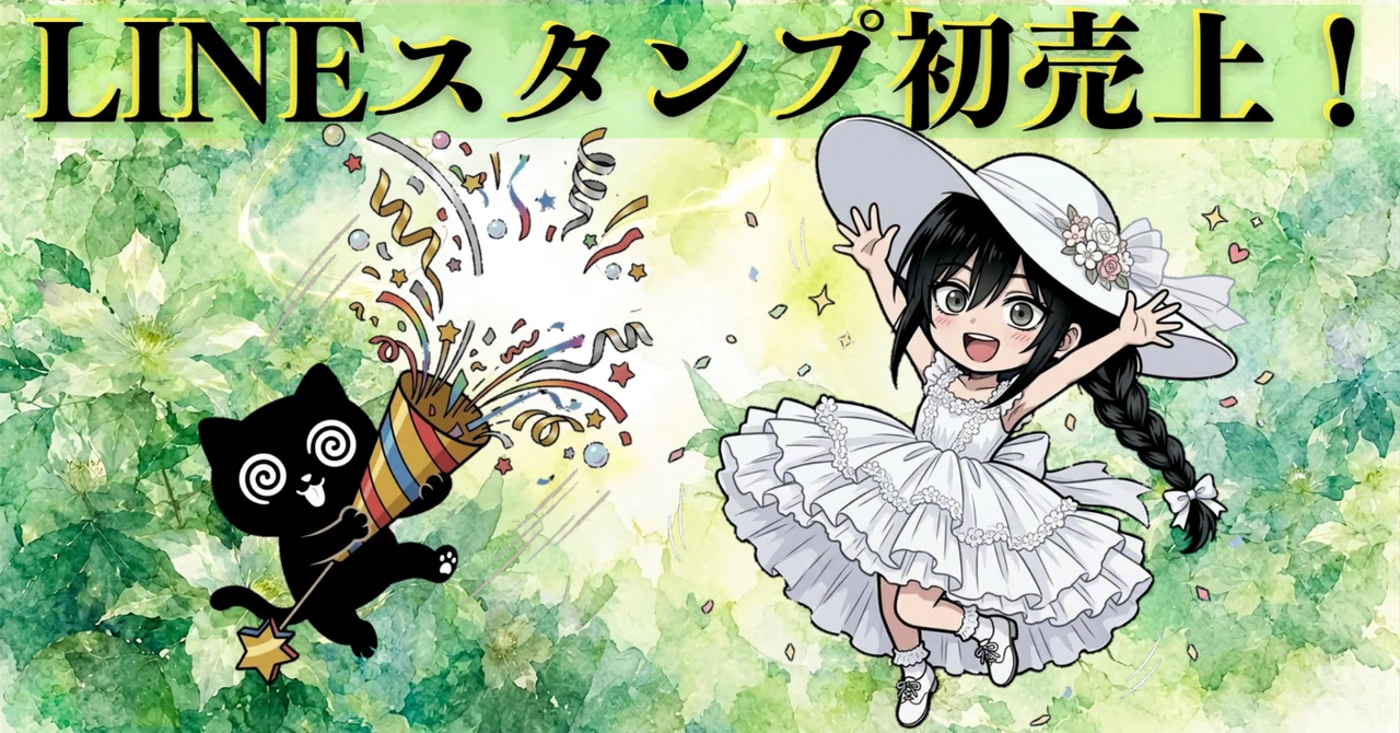 My first LINE sticker sale thanks to a note post!! A story about ...