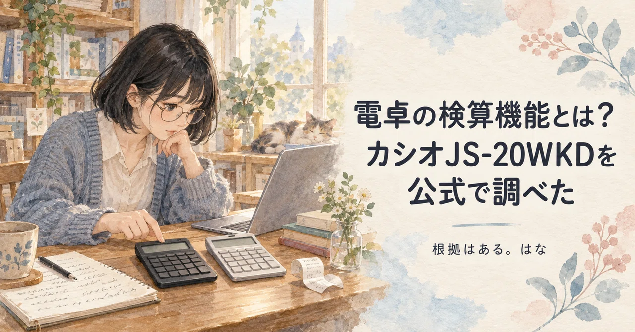 What is the check function on a calculator? I checked the Casio JS ...