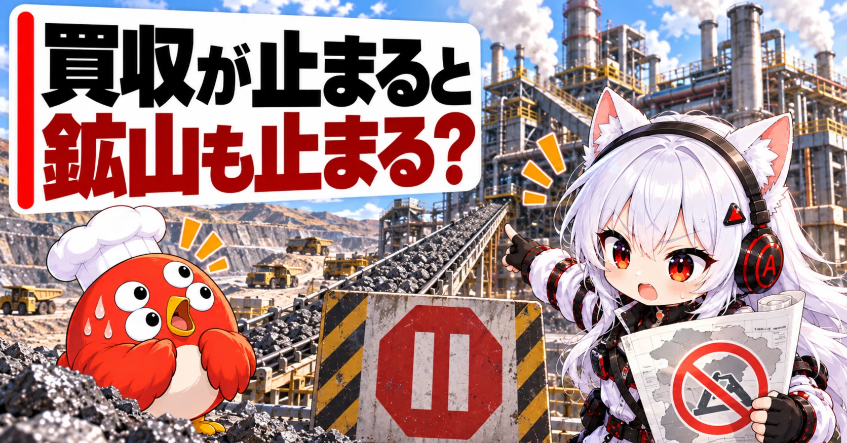 停止寸前の鉱山設備「守るほど止まる？」】鉱山を売りたい会社、止め