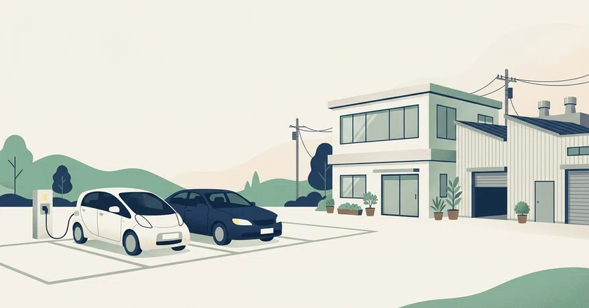 How much CO2 is reduced when switching company cars to EVs? Calculation ...