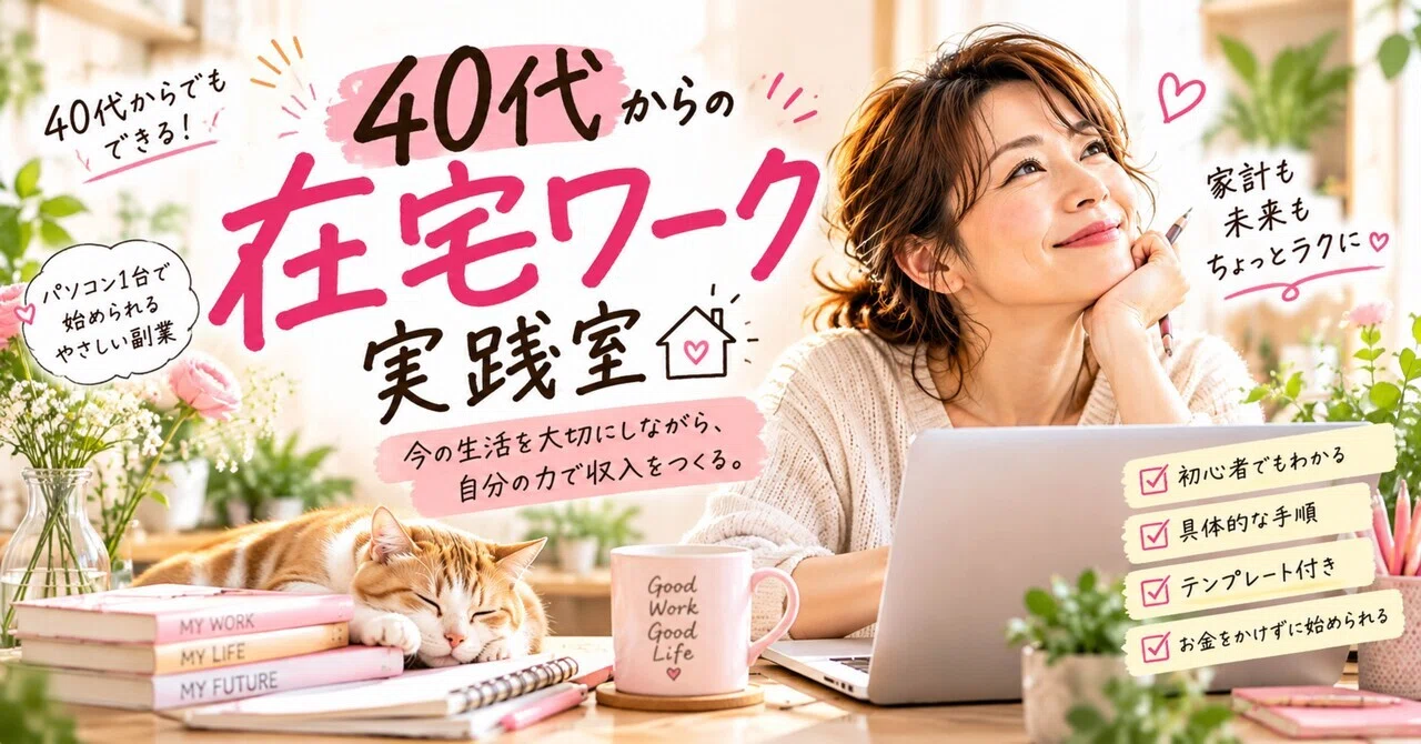Working from home in your 40s, starting with just one computer. A ...