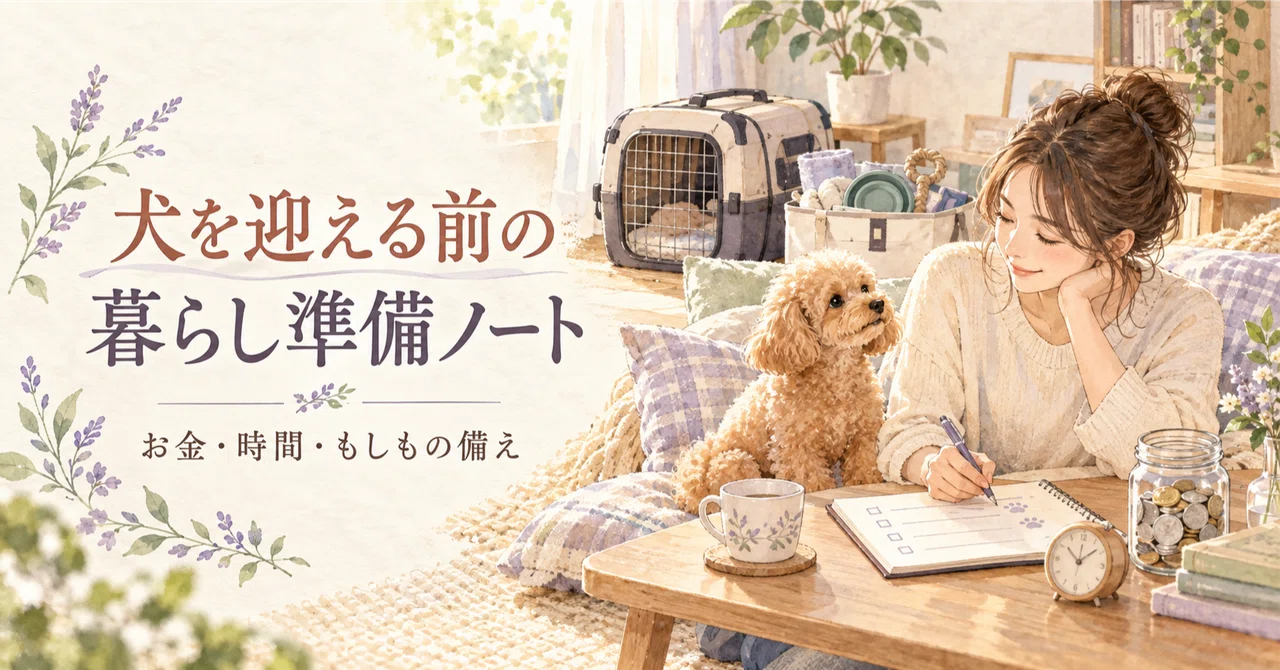 A 'Life Preparation Notebook' Before Welcoming a Dog: Turning Money ...