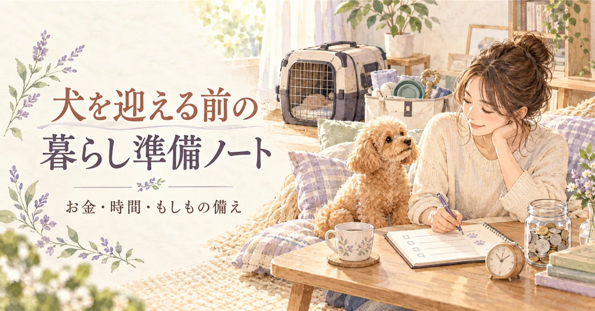 A 'Life Preparation Notebook' Before Welcoming a Dog: Turning Money ...