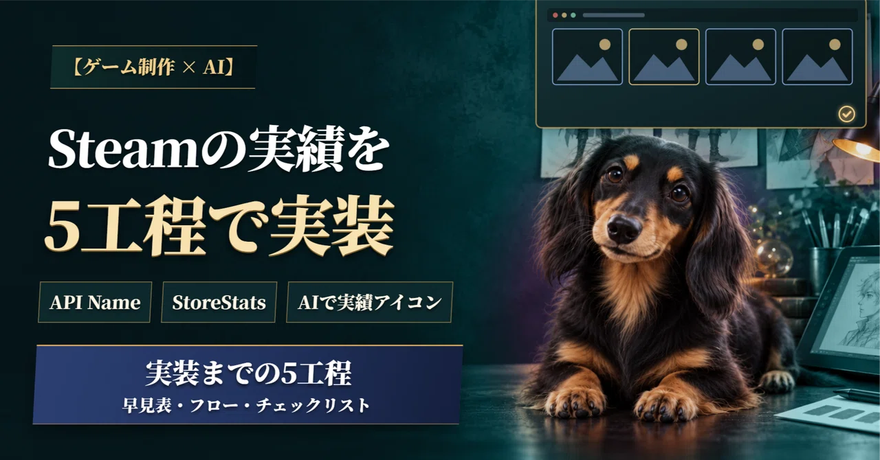 Steps to Create Icons with AI and Implement Steam Achievements｜ぷりω l AI ...