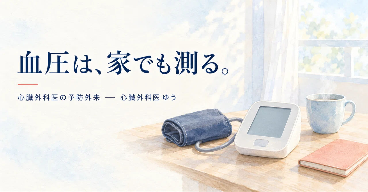 Normal at the hospital, but high blood pressure at home｜ゆう | 心臓外科医