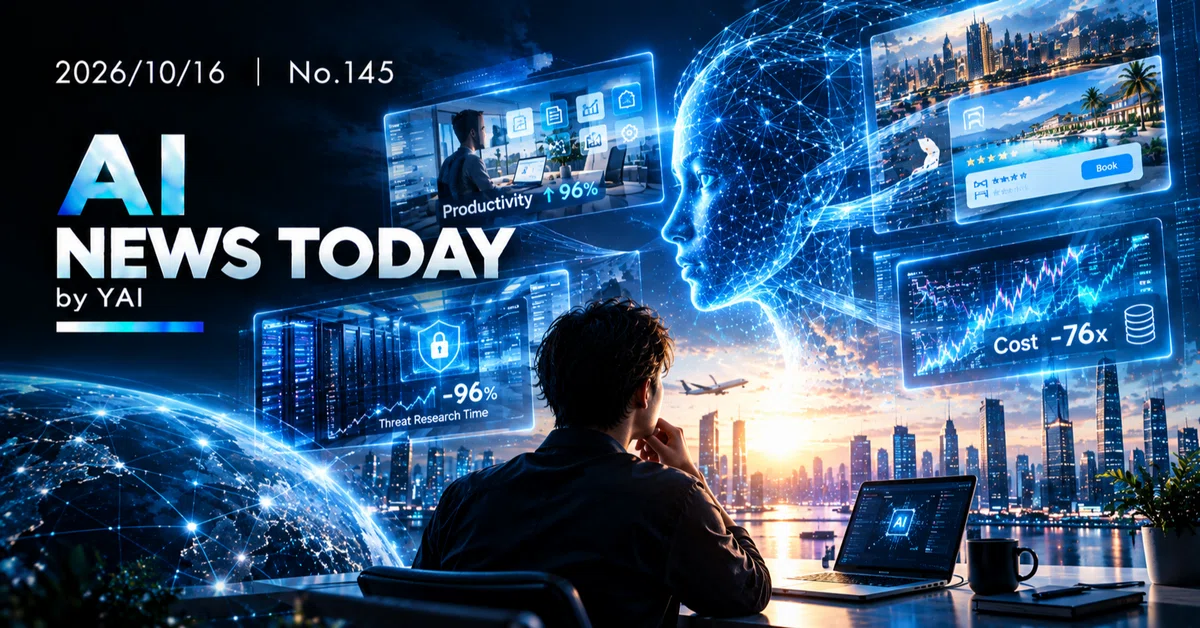 [2026/10/16 | No.145] Boost your productivity by 96% with AI! The deep ...