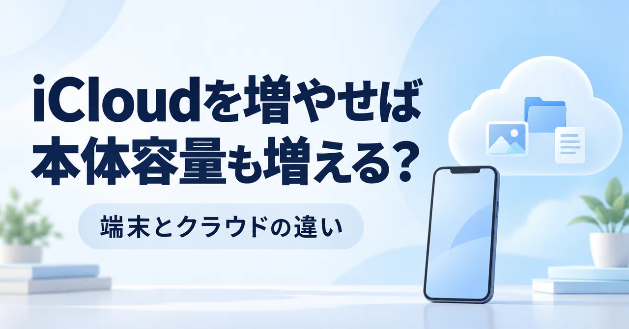 Does increasing iCloud storage also increase iPhone capacity ...