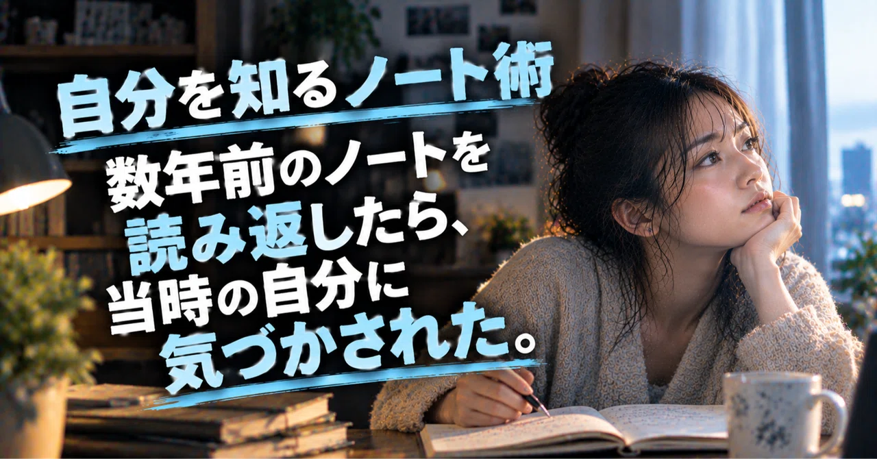 【Self-Discovery Note-Taking】Reading through my old notebooks from a few ...