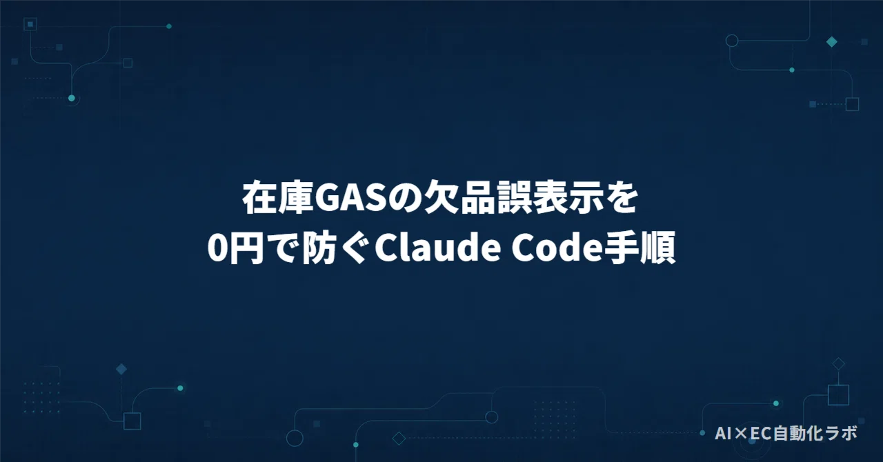 Claude Code Procedure to Prevent Incorrect Out-of-Stock Displays in ...