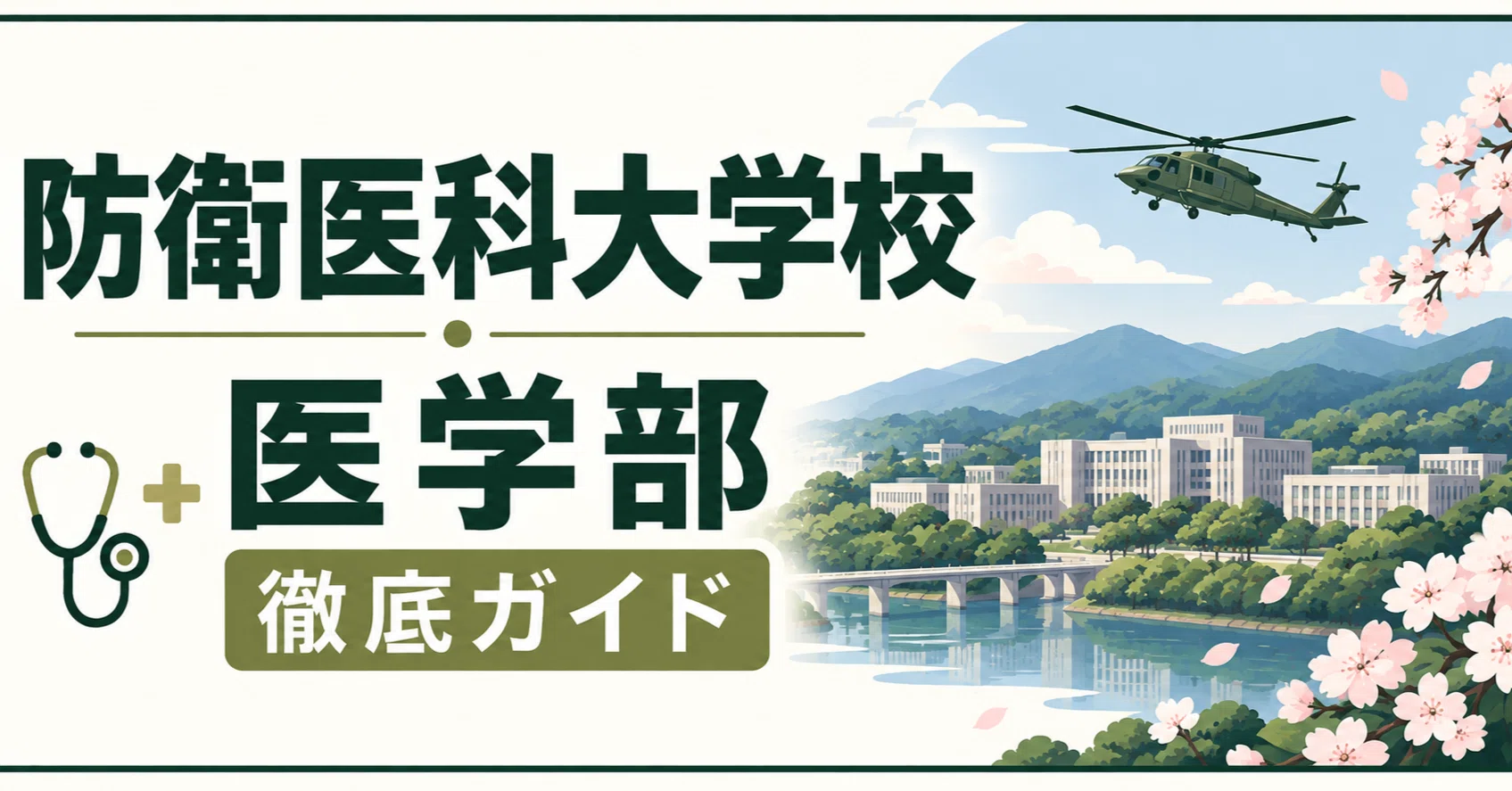 防衛医科大学校 医学部 日本一詳しい徹底ガイド 偏差値 学費 進級 留年
