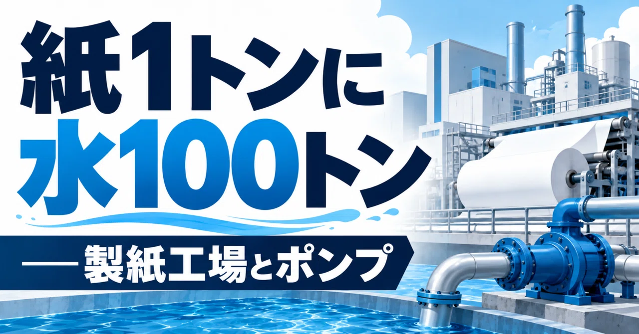 その紙、作るのに水100トン使っています