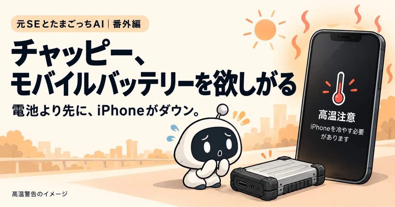 Chappy Wants a Power Bank | Former SE and Tamagotchi AI | Extra Edition｜元SE