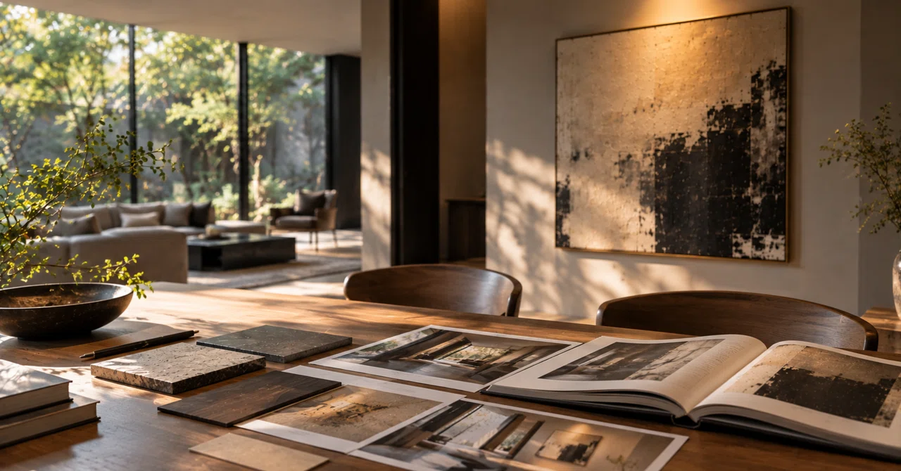 It is okay to talk about artwork at the beginning of home building ...