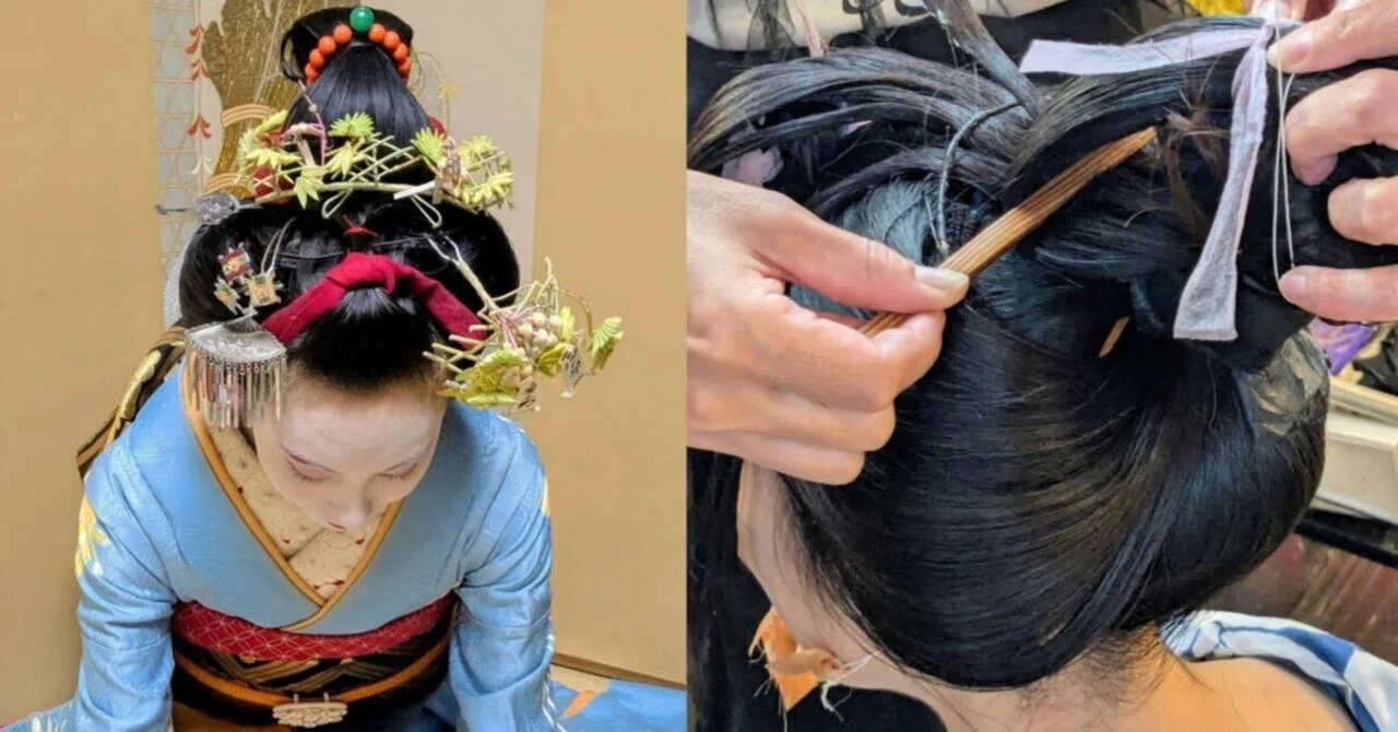 日本髪｜結髪師の手で、舞妓の髪に──京都・華陽｜白川ゆきは