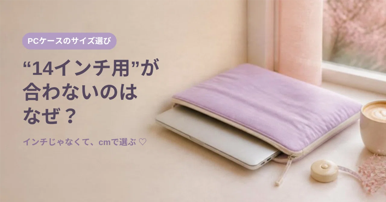 Why do '14-inch' cases sometimes not fit 14-inch PCs?｜nanami