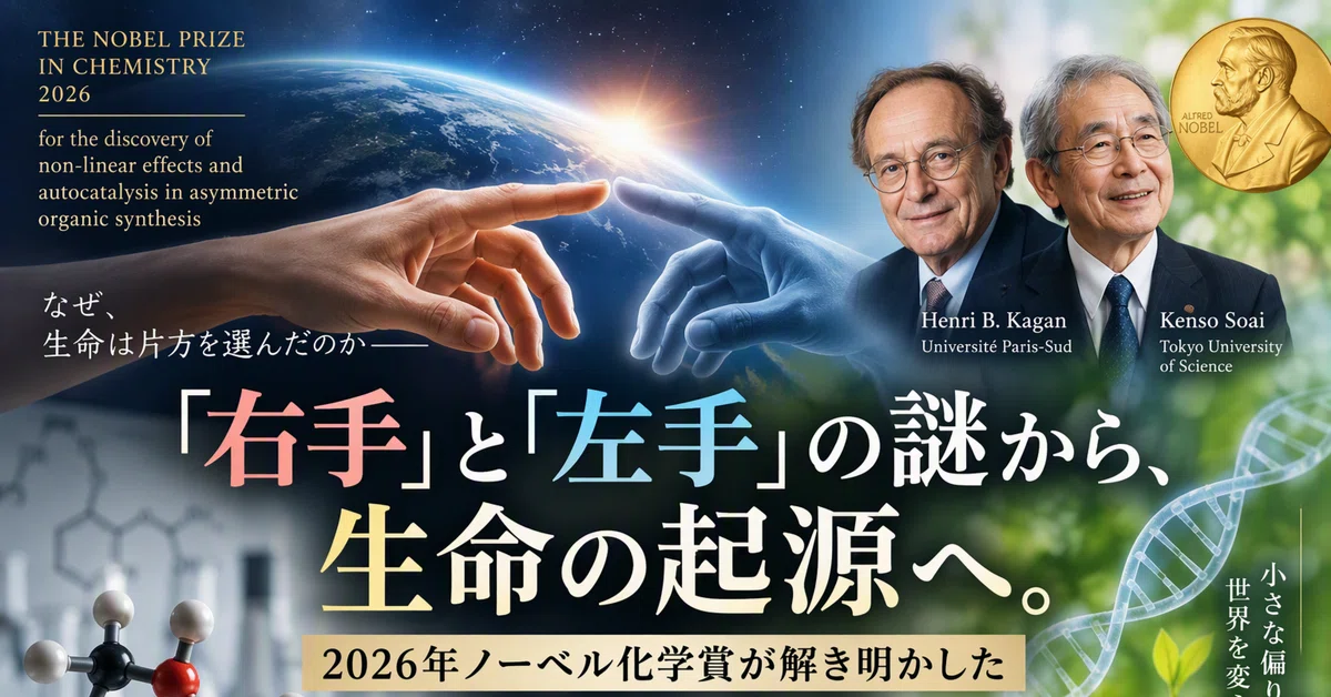 [2026 Nobel Prize in Chemistry] A chemical reaction that 'replicates ...