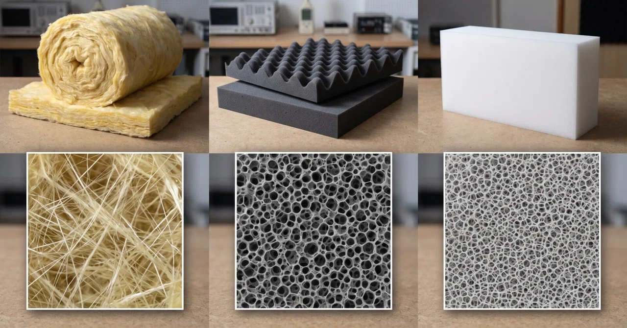 Characteristics of Sound-Absorbing Materials: Features of Fiber-Based ...