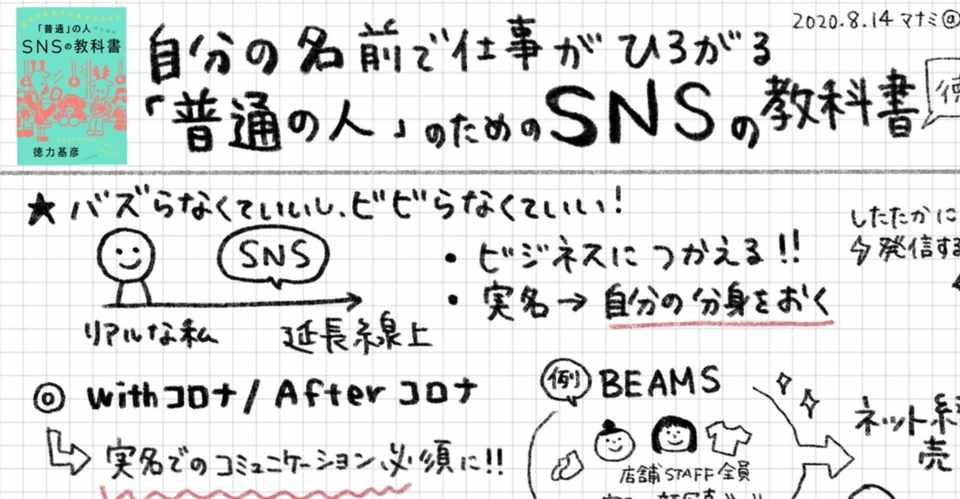 Snsの教科書 を読んで 自分のためのメモ を発信したら楽しくなった1ヶ月 マナミ 図解まとめとイラスト置き場 Note