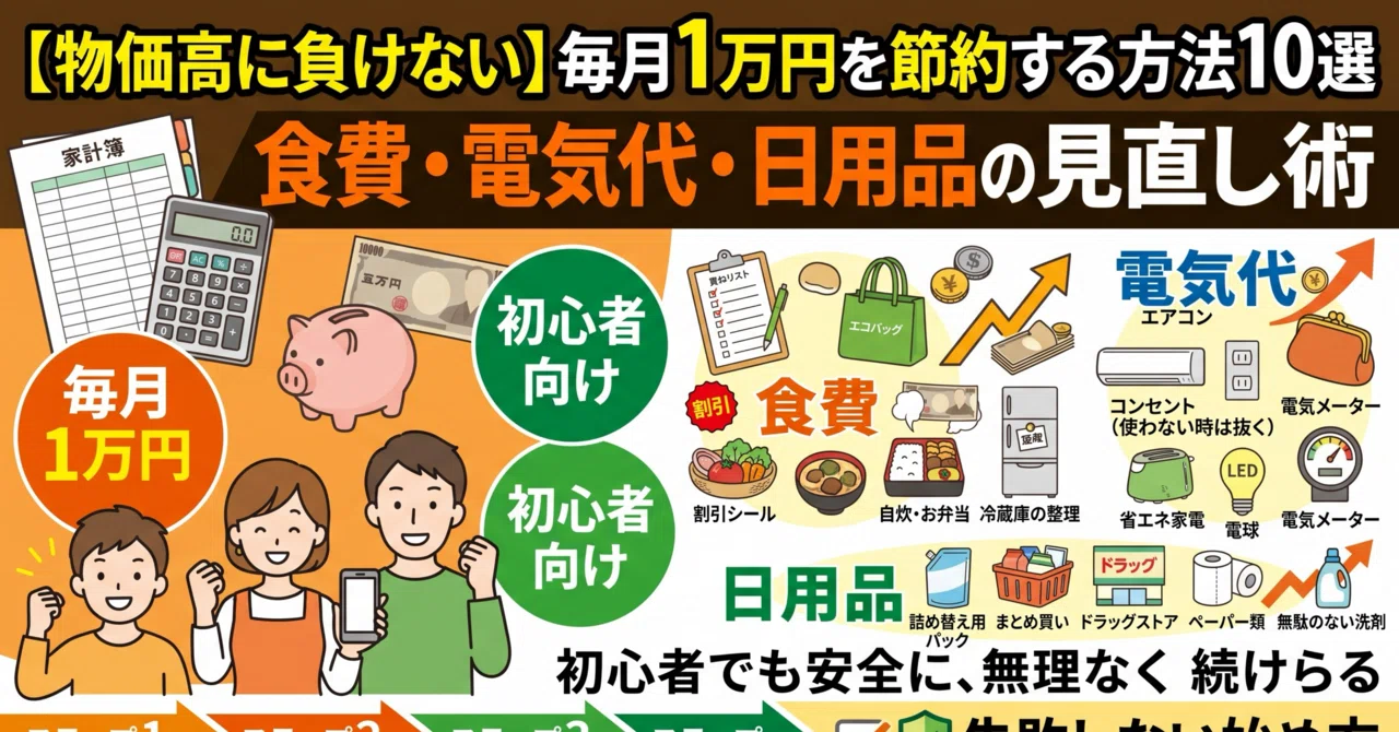 Overcoming Rising Prices: 10 Ways to Save 10,000 Yen Every Month | Tips ...