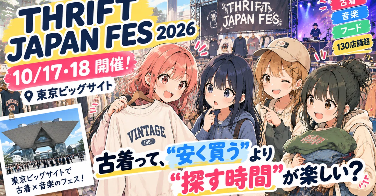 THRIFT JAPAN FES 2026 Opens October 17 | Is the 'Time Spent Searching ...