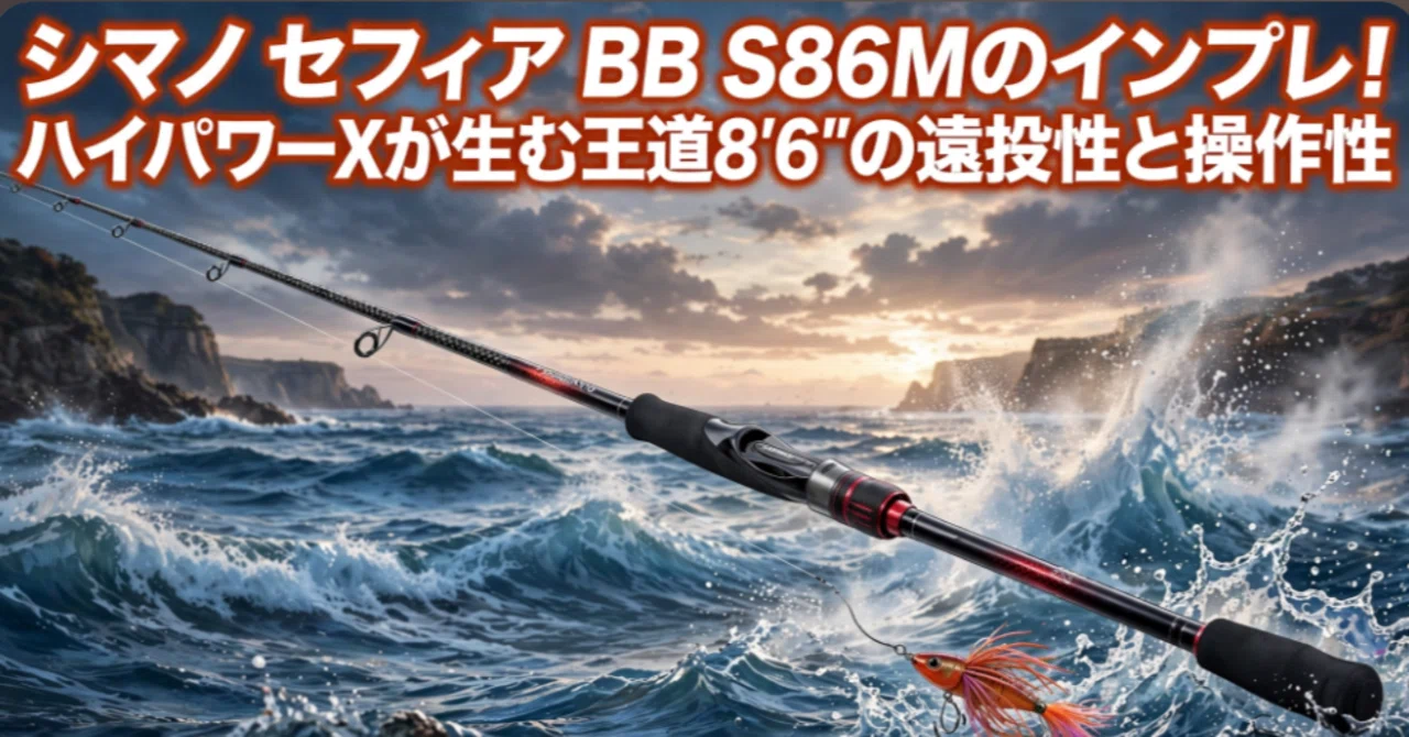 Shimano Sephia BB S86M Impression! The Classic 8'6