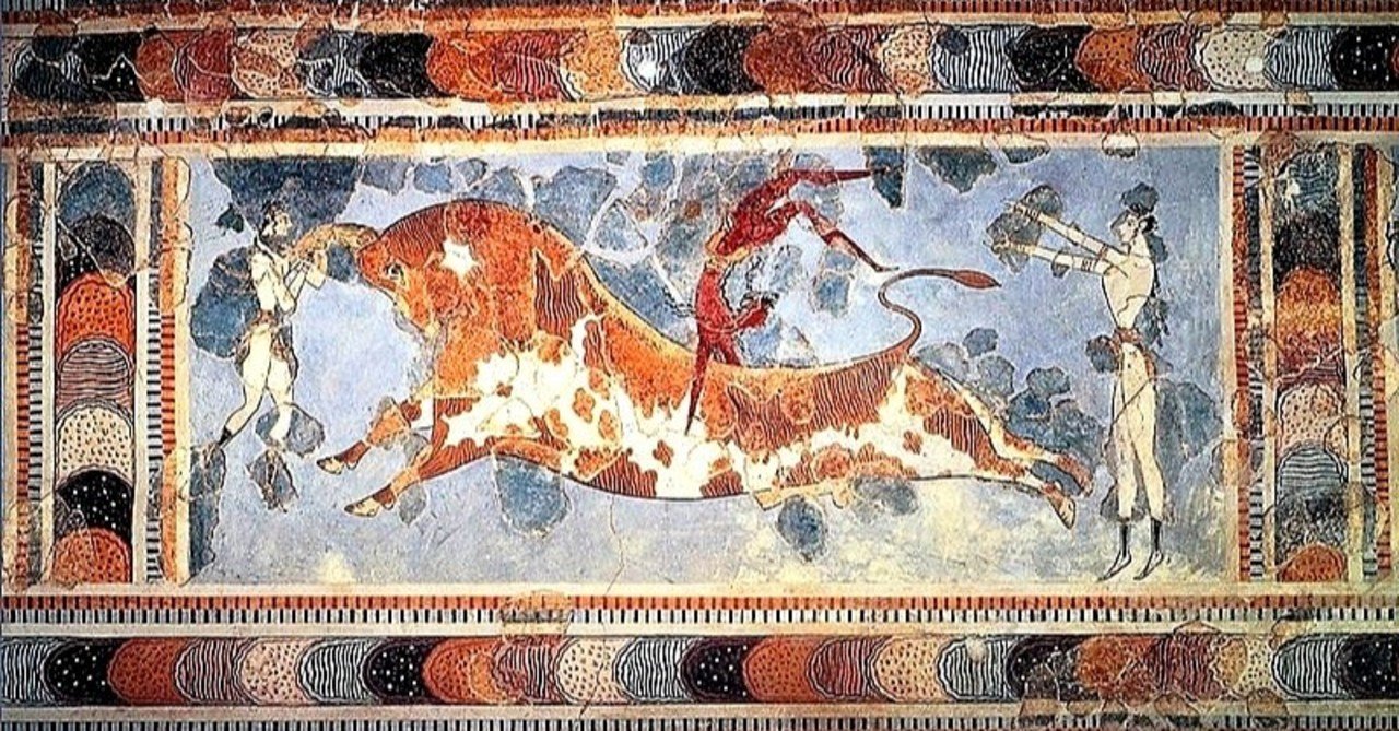 ギリシアの牝牛／ミノアの牛飛び｜entée