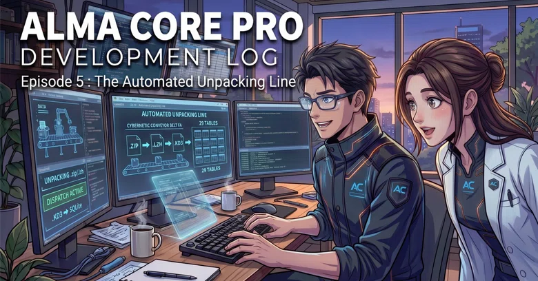 [Alma Core Pro Development Log NO.5] Automatically Unpacking the Showa ...