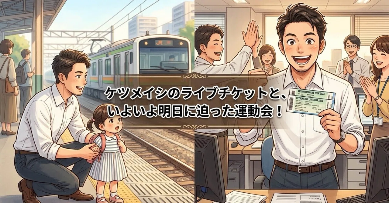 【ぼやっきー #8】ケツメイシのライブチケットと、いよいよ明日に ...