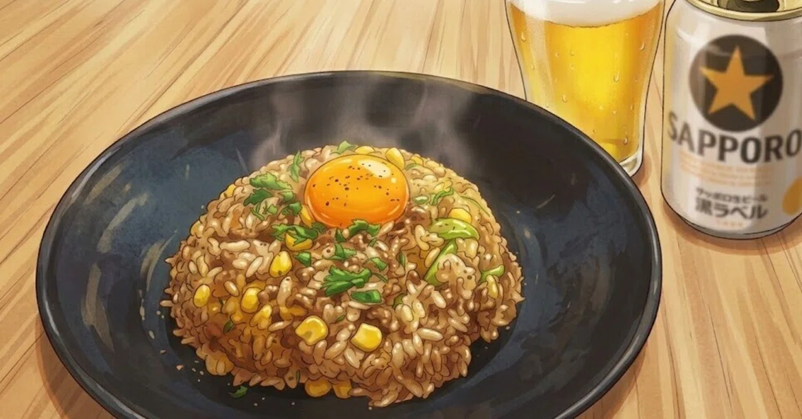 [Today's Menu] Pepper Lunch-Style Fried Rice | The White Disc Running ...