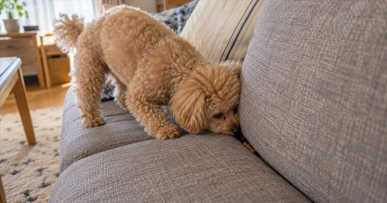 Why do dogs hide treats? The reason they use their noses to cover ...