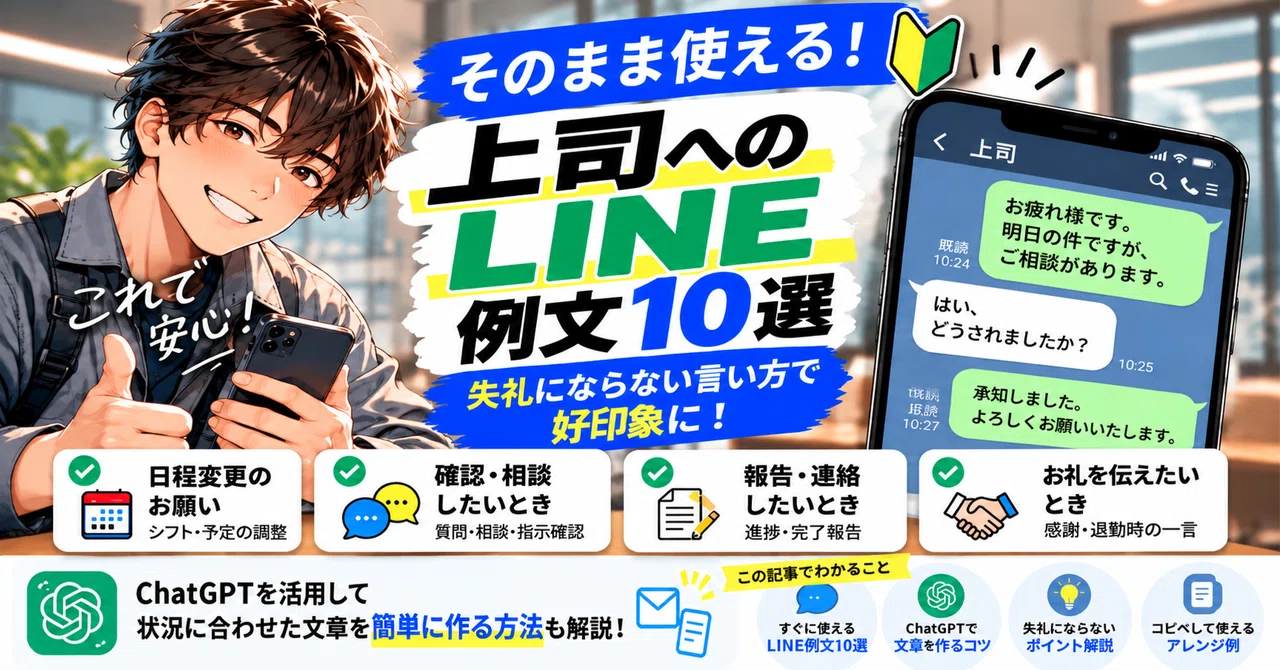 How to message your boss on LINE without being rude? 10 ready-to-use ...