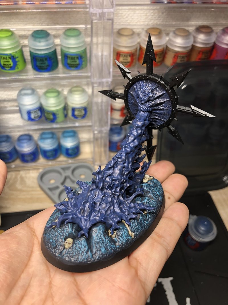 深淵の魔術 蒼き魔炎の裂け目 制作過程 1 白滝 Shirataki Note 深淵の魔術 蒼き魔炎の裂け目 制作過程 1 白滝 Shirataki Note