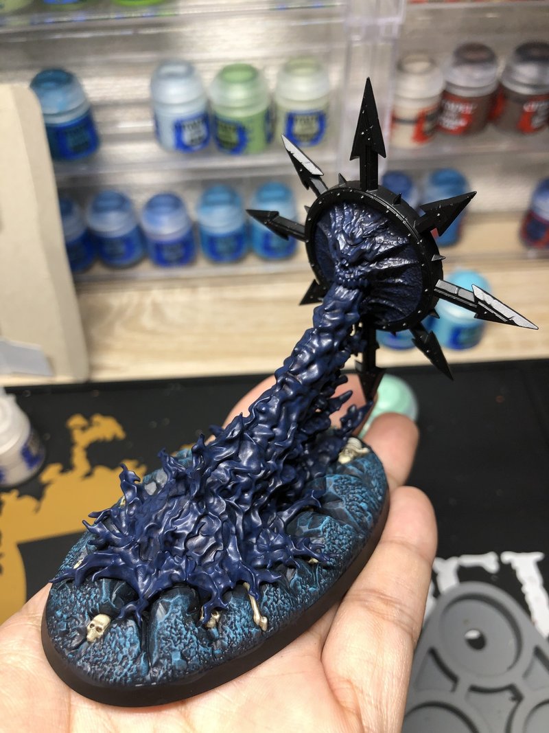深淵の魔術 蒼き魔炎の裂け目 制作過程 1 白滝 Shirataki Note 深淵の魔術 蒼き魔炎の裂け目 制作過程 1 白滝 Shirataki Note