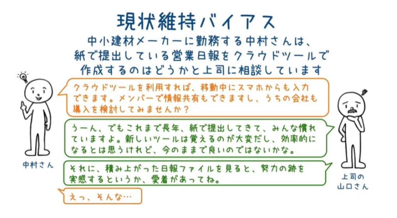 8 14 現状維持バイアス Maちゃん Note