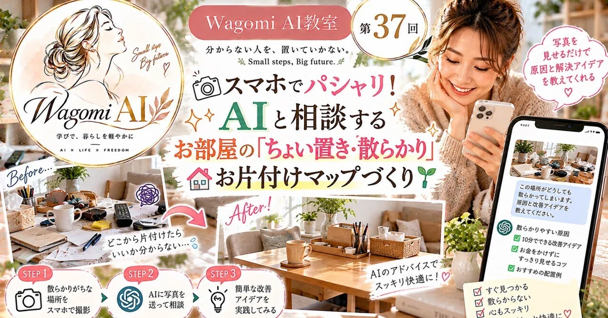 🌿 Title [Wagomi AI Class #37] Snap a Photo with Your Smartphone! Create ...