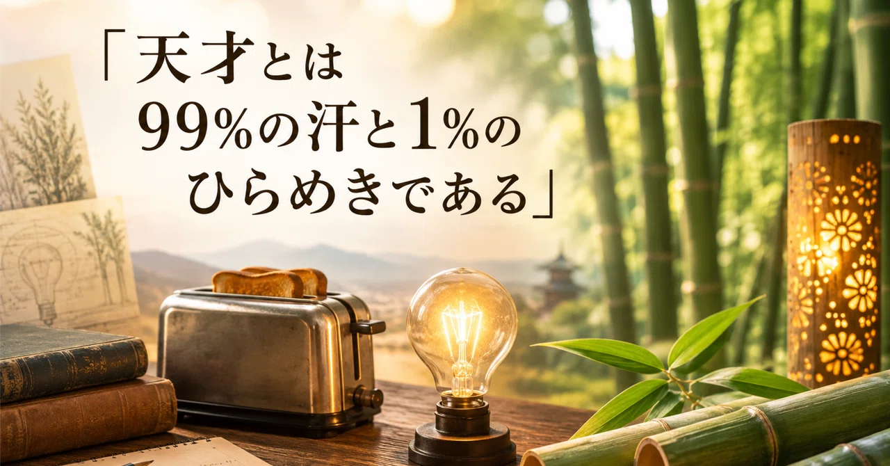 Did Edison really want to convey the 'importance of effort'?｜azukishima