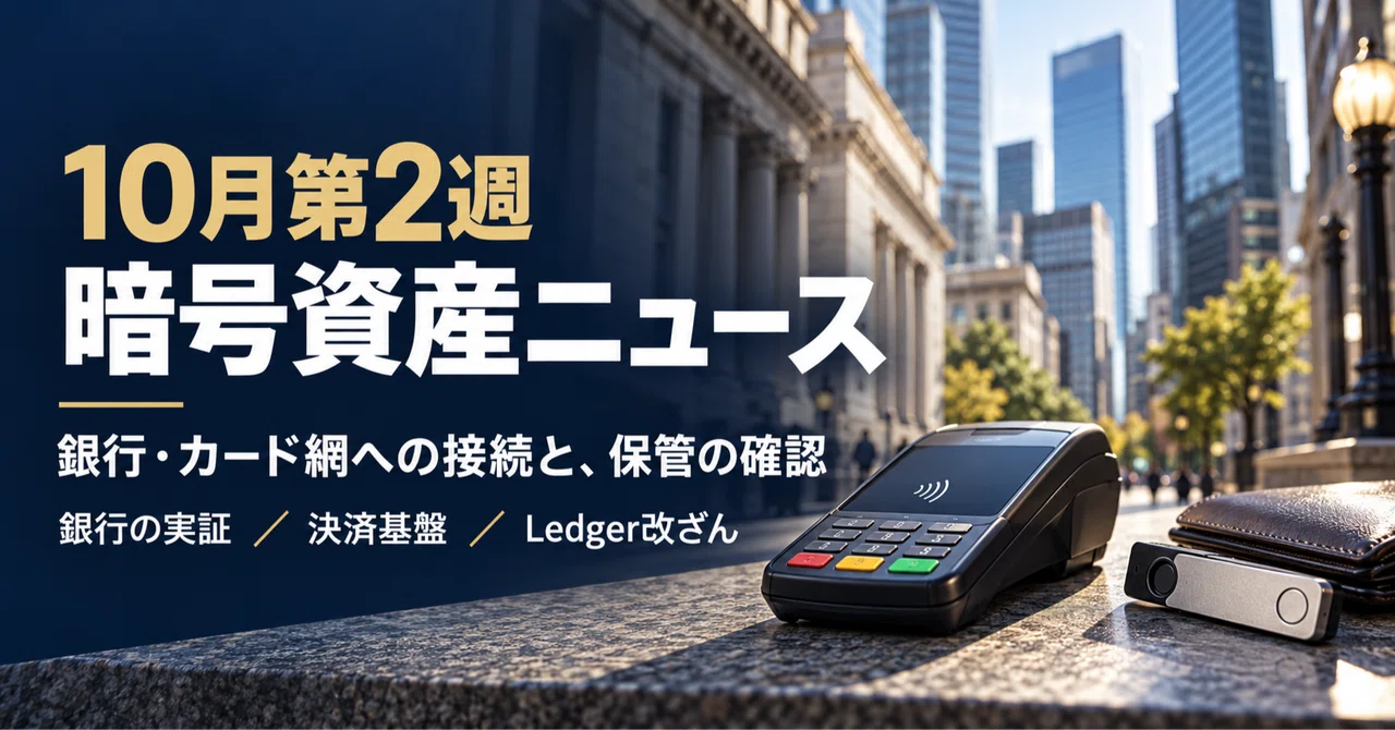 2026年10月2週 暗号資産ニュースまとめ