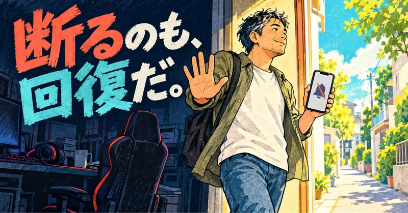 「今日は無理」では、明日また誘われる。ゲームを断る言葉を決めておけ