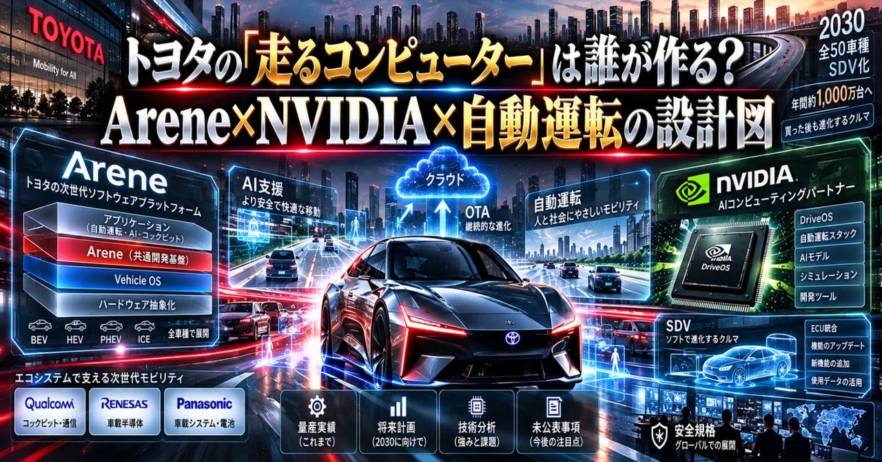 Who is building Toyota's 'computer on wheels'?—The blueprint for 50 SDV ...