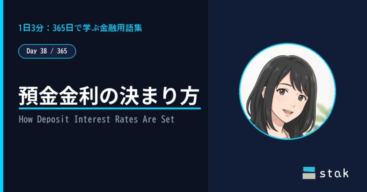 [Day 38/365 | One Financial Term a Day] How Deposit Interest Rates Are ...