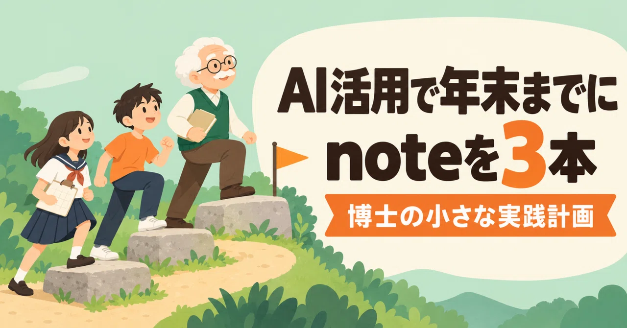 3 Note Posts by Year-End Using AI | A Doctor's Small Practical Plan｜トト ...