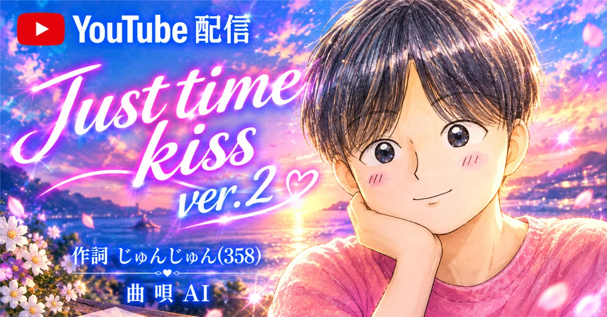 YouTube配信第111弾】【Just time kiss Ver.2】【作詞 じゅんじゅん