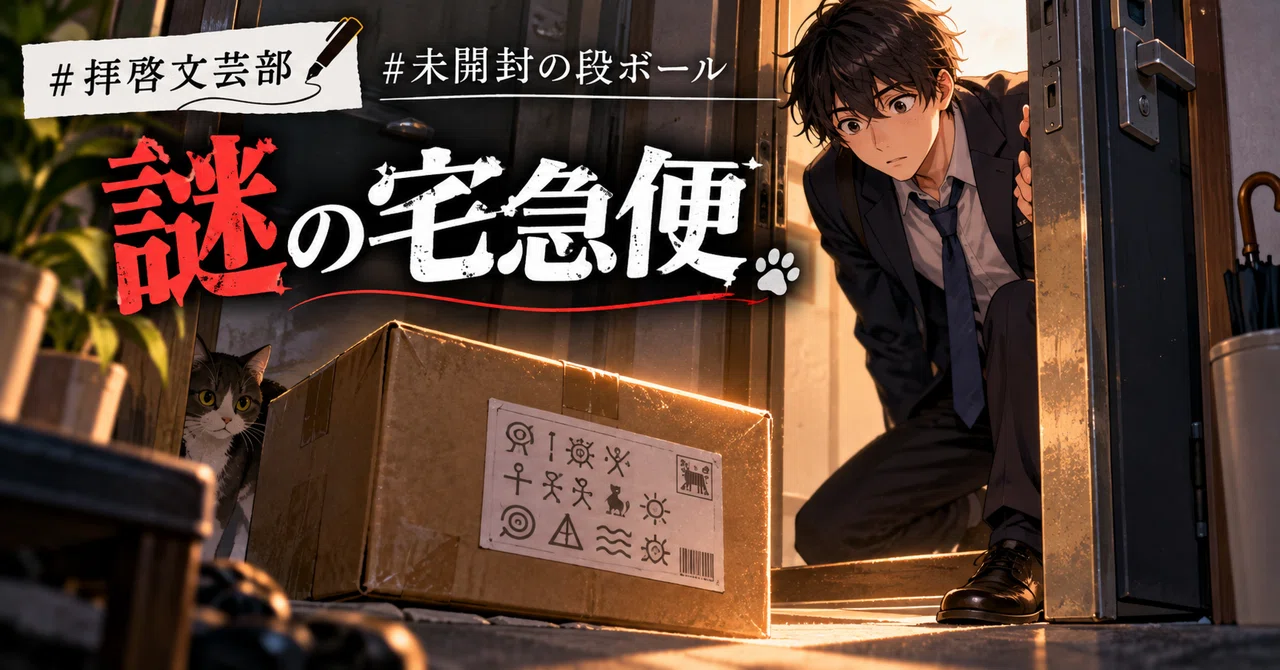 Dear Literature: The Unopened Cardboard Box | Mysterious Delivery ...