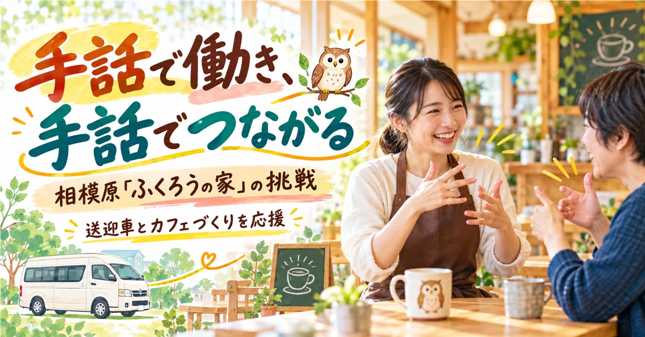 "Working in Sign Language, Connecting in Sign Language"—Sagamihara's ...